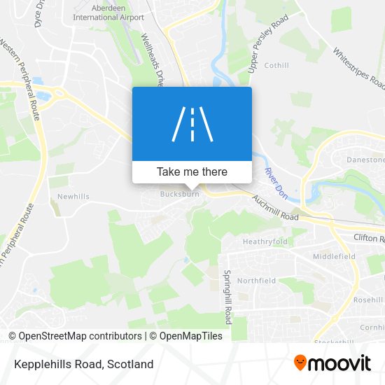 Kepplehills Road map