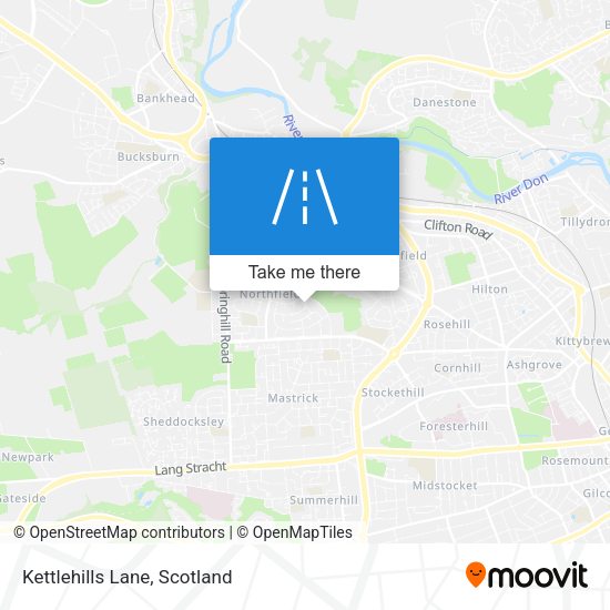 Kettlehills Lane map