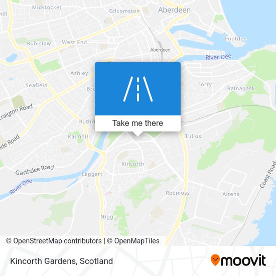 Kincorth Gardens map