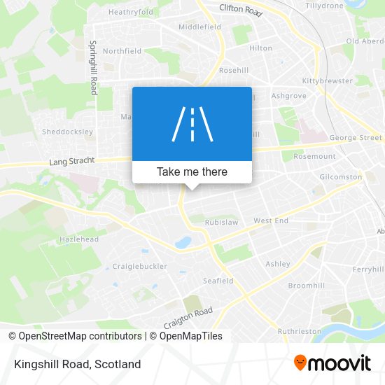Kingshill Road map