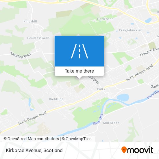 Kirkbrae Avenue map