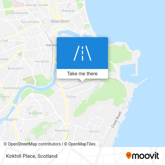 Kirkhill Place map