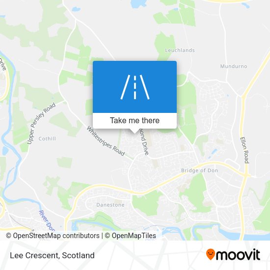 Lee Crescent map
