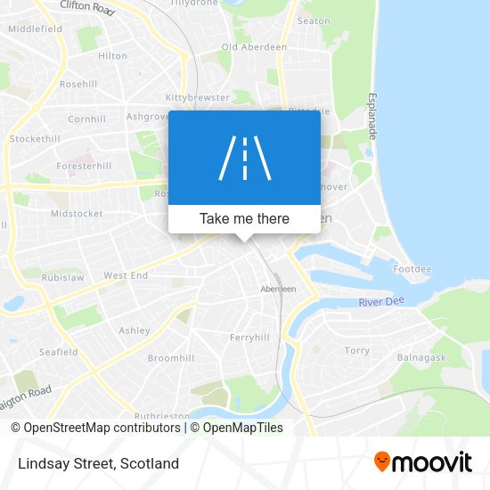 Lindsay Street map
