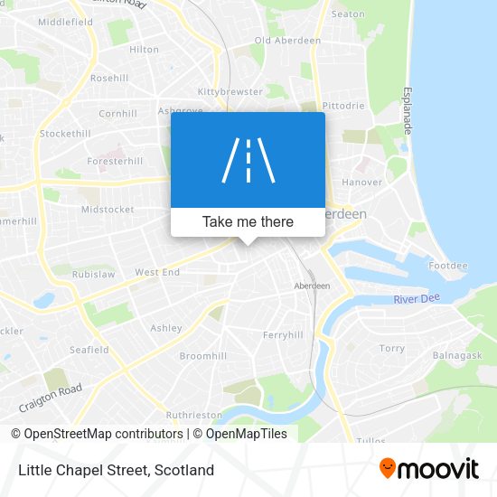 Little Chapel Street map