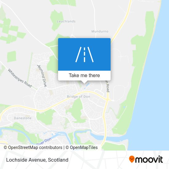 Lochside Avenue map