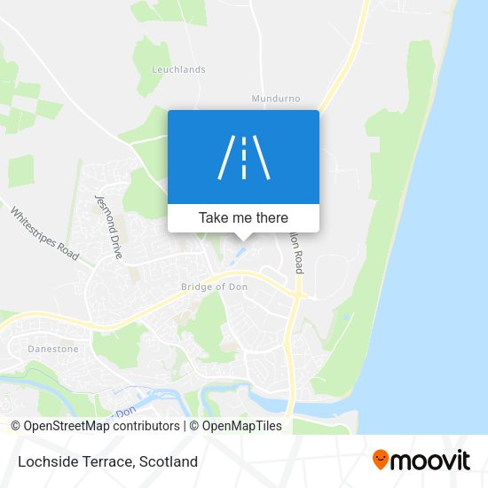 Lochside Terrace map
