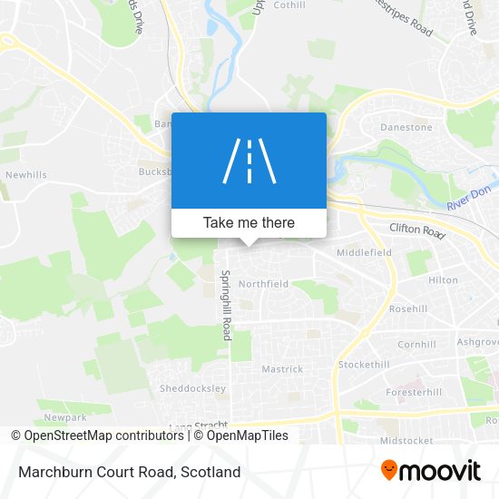 Marchburn Court Road map