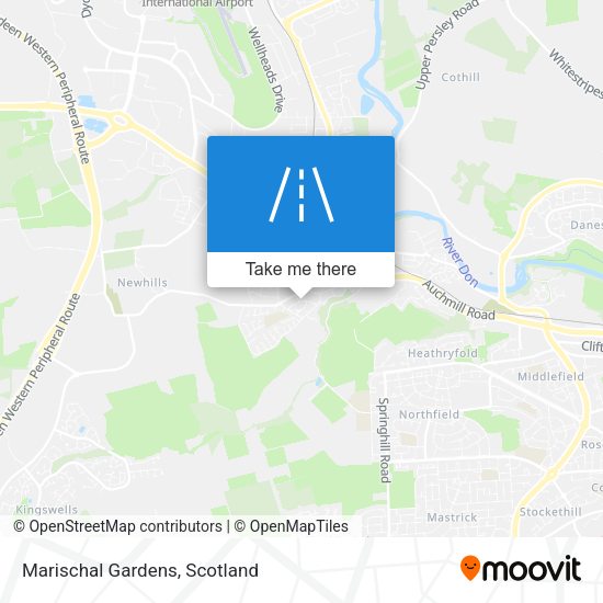 Marischal Gardens map