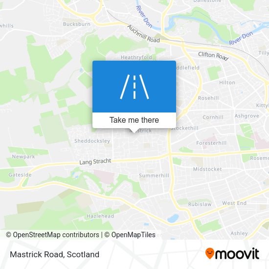 Mastrick Road map