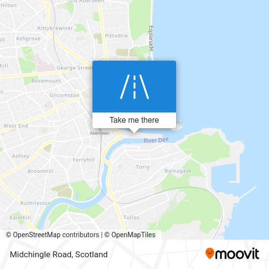 Midchingle Road map