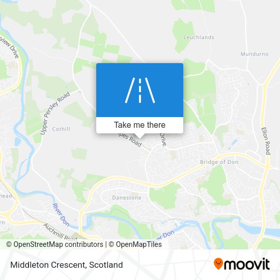 Middleton Crescent map
