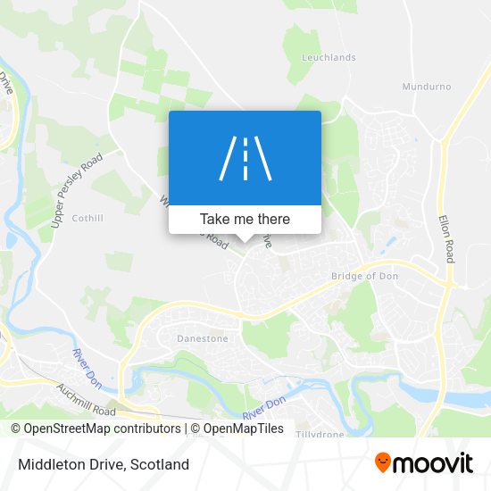 Middleton Drive map