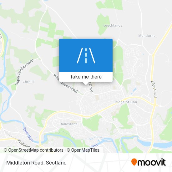Middleton Road map
