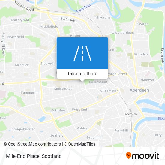 Mile-End Place map