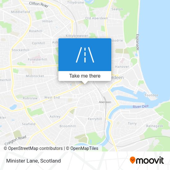 Minister Lane map