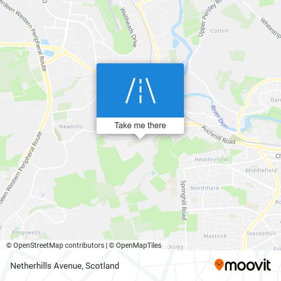Netherhills Avenue map