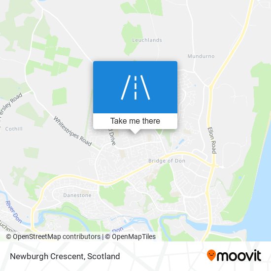Newburgh Crescent map