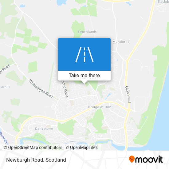 Newburgh Road map