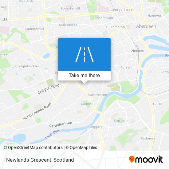 Newlands Crescent map