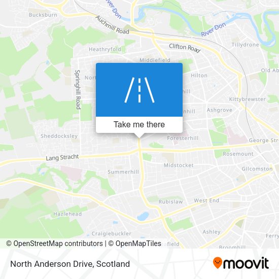 North Anderson Drive map