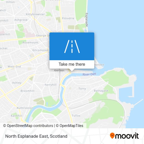 North Esplanade East map