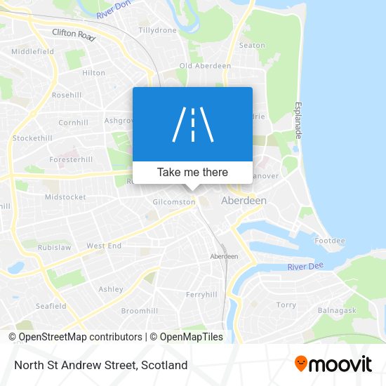 North St Andrew Street map
