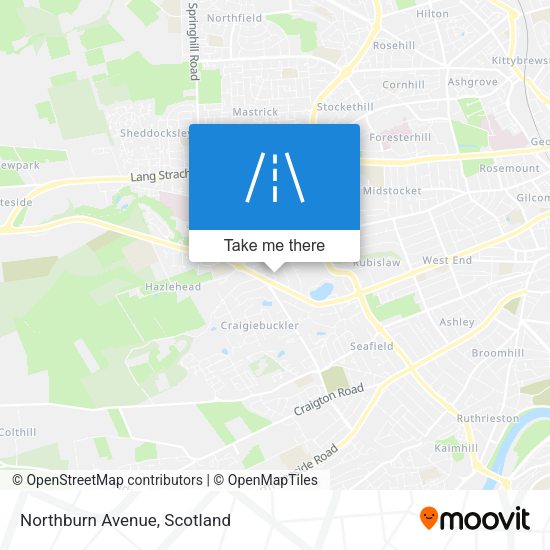Northburn Avenue map