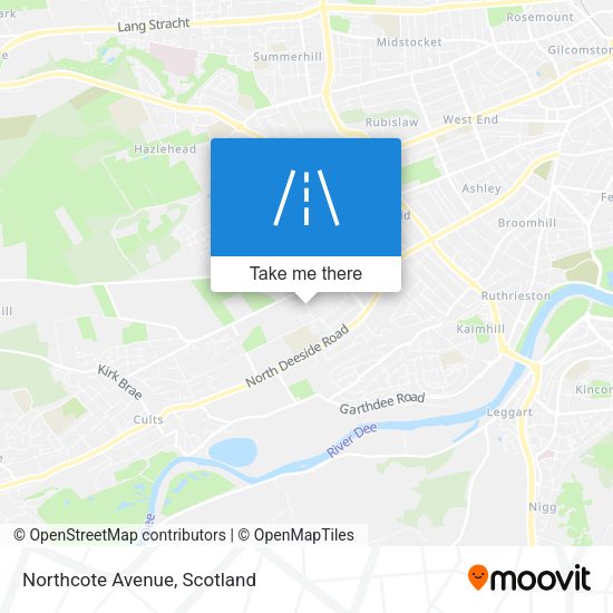 Northcote Avenue map