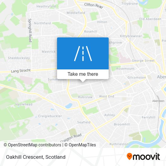 Oakhill Crescent map