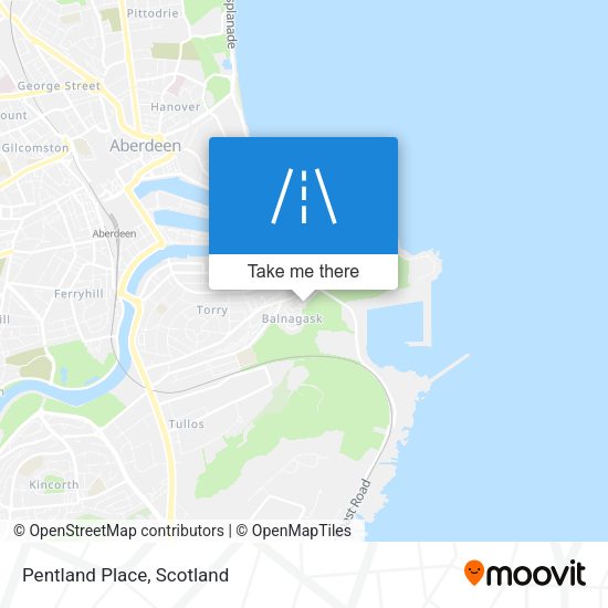 Pentland Place map