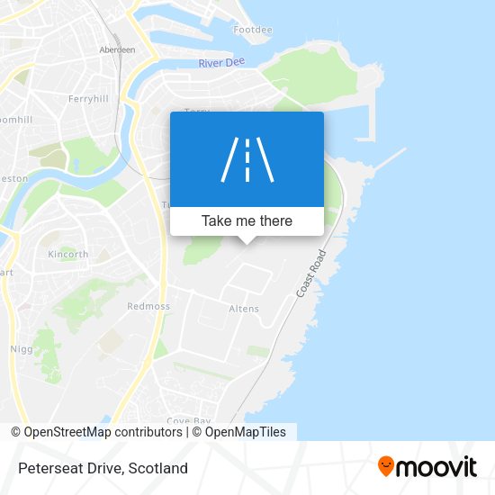 Peterseat Drive map