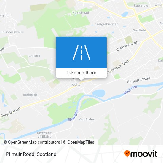Pilmuir Road map