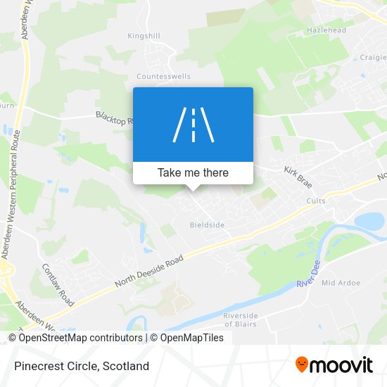 Pinecrest Circle map