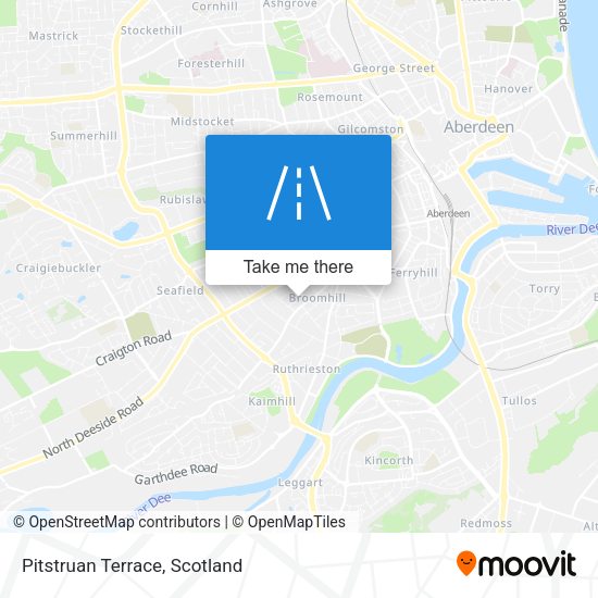 Pitstruan Terrace map