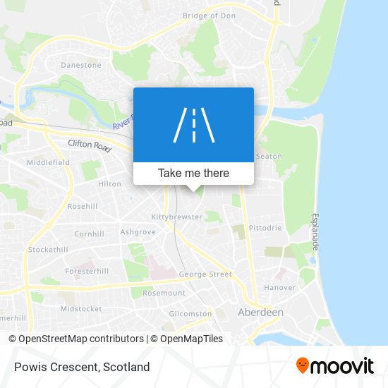 Powis Crescent map