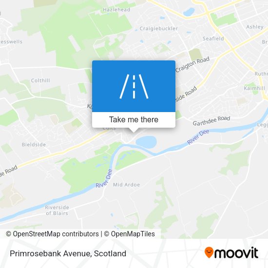 Primrosebank Avenue map