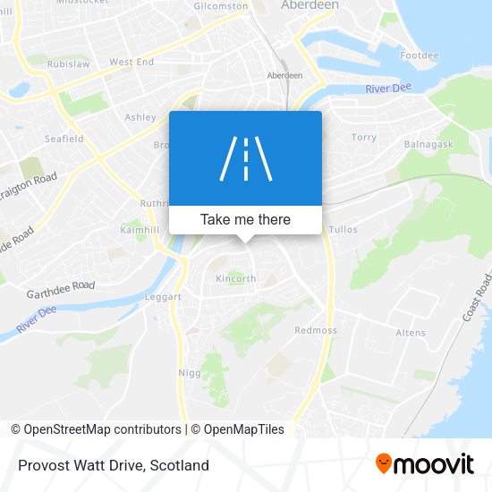 Provost Watt Drive map