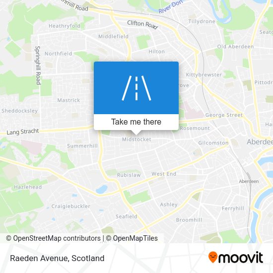 Raeden Avenue map