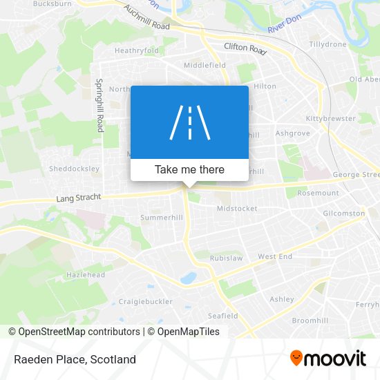 Raeden Place map