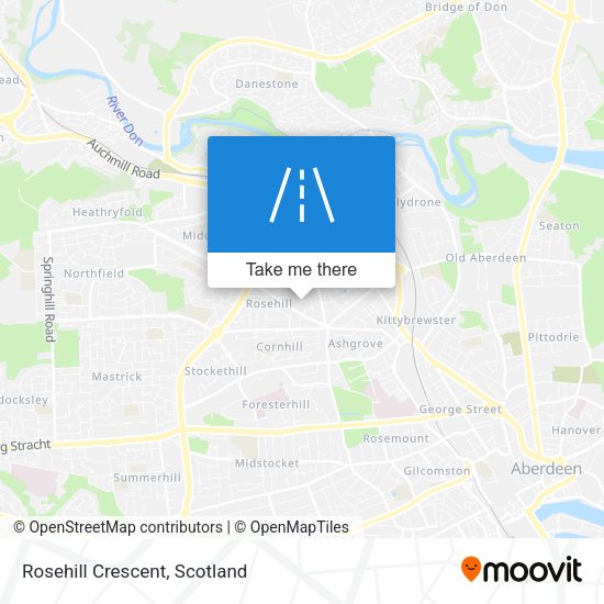 Rosehill Crescent map