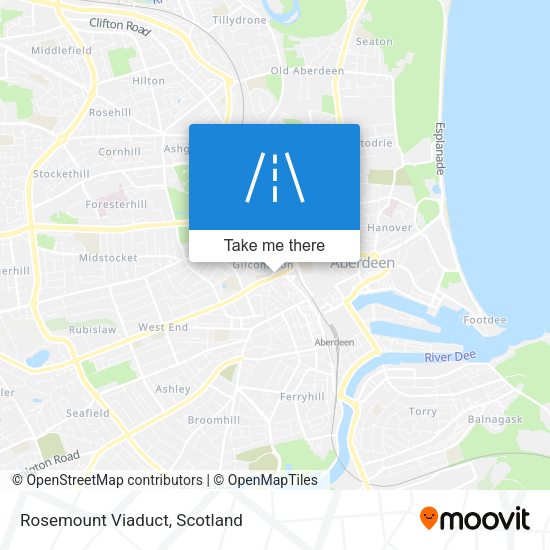 Rosemount Viaduct map