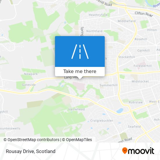 Rousay Drive map
