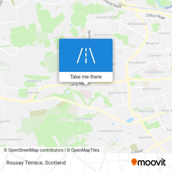 Rousay Terrace map