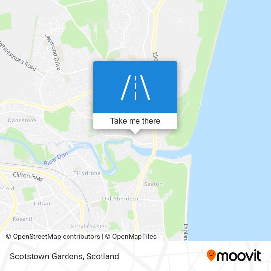 Scotstown Gardens map