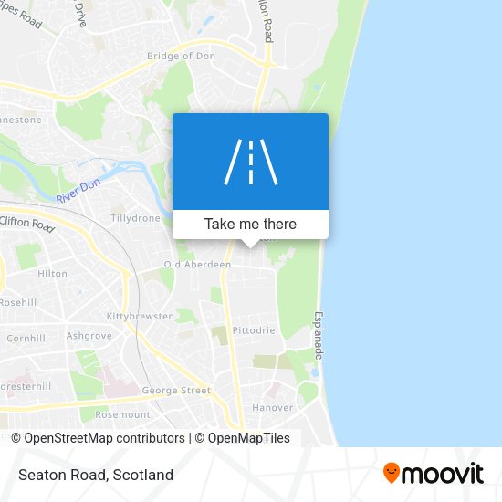 Seaton Road map