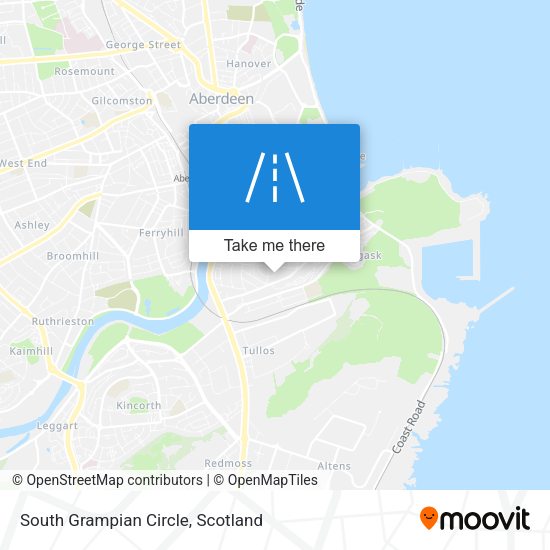 South Grampian Circle map