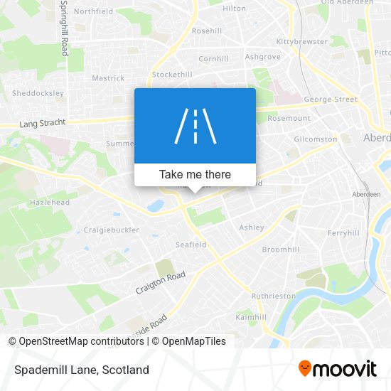 Spademill Lane map