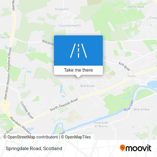Springdale Road map