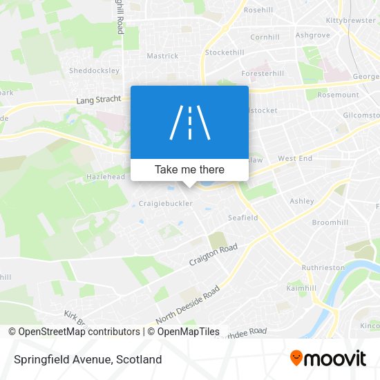 Springfield Avenue map